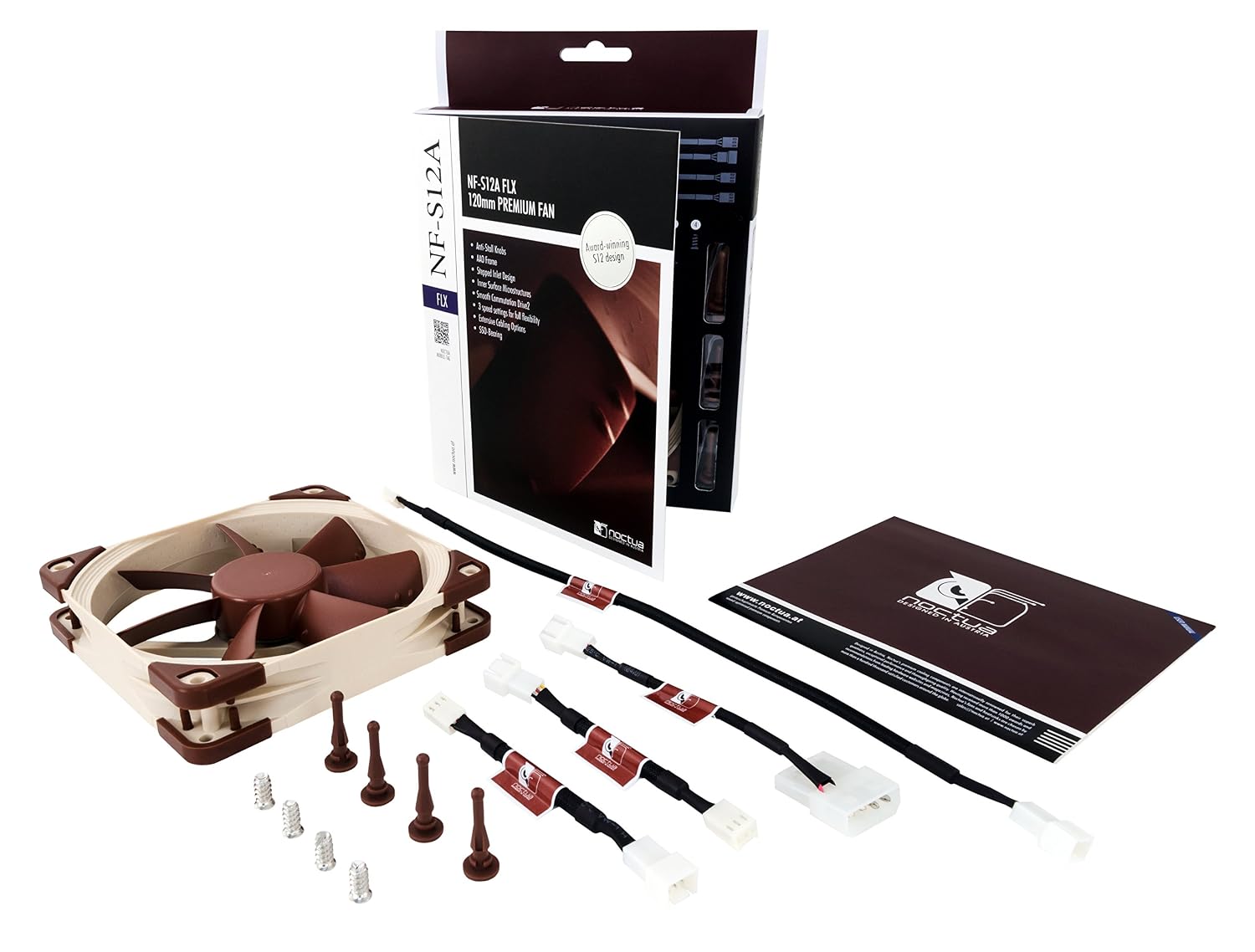 Noctua NF-S12A FLX Fan, Cooler & Radiator