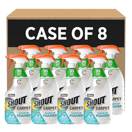 SC Johnson Professional SHOUT(R) Carpet Clean Up 22oz Trigger Bottle, Case Pack