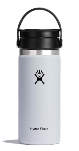 Hydro Flask Water Bottle - Insulated Stainless Steel - Wide Mouth Flex Sip Lid,