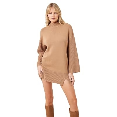 L*Space Women's Lacy Dress Camel XS