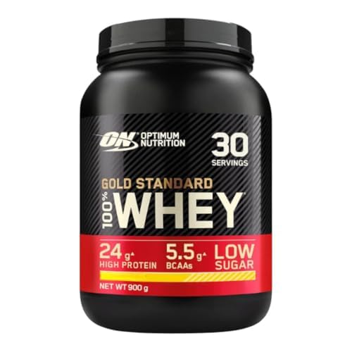 Optimum Nutrition Gold Standard Whey Protein Powder, Banana Cream, 2 LB