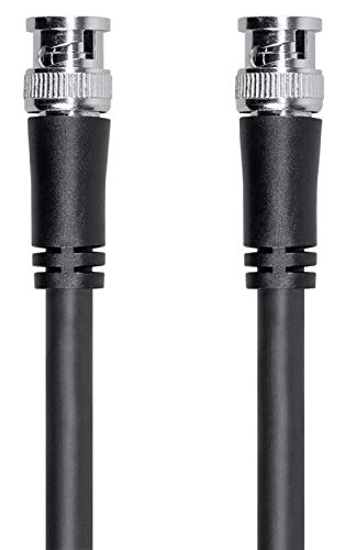 Cable BNC Monoprice Viper Series HD-SDI RG6 - Blindaje doble de cobre y aluminio