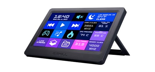 G.SKILL GD-A7PCCSK-WGD Controlador de widget de panel táctil, negro