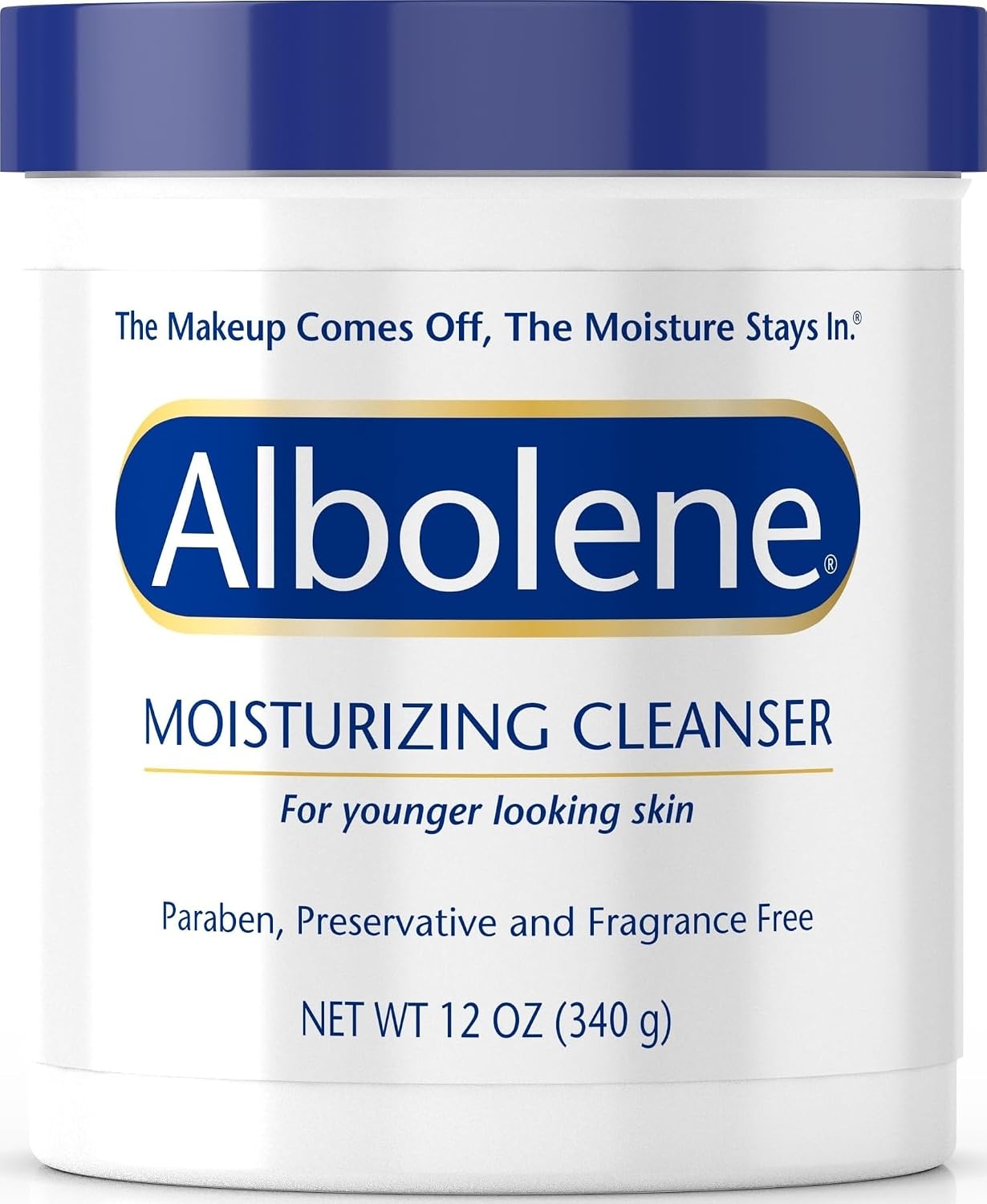 Albolene Moisturizing Cleanser & Makeup Remover, Fragrance-Free, 12 oz