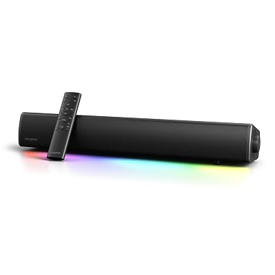 Barra de sonido para juegos Creative Sound Blaster GS5 RGB con tecnología SuperWide, Powere