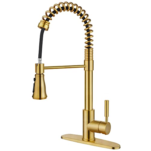 Grifo para fregadero de cocina SOKA con manija única sólida de doble función con placa de cubierta Pul