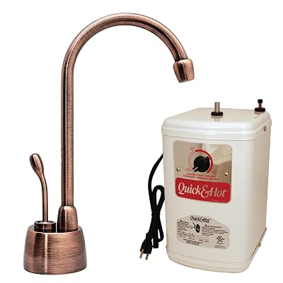 Westbrass A271H-11 Velosah Grifo dispensador de agua caliente con 1 manija de 9 "con termostato
