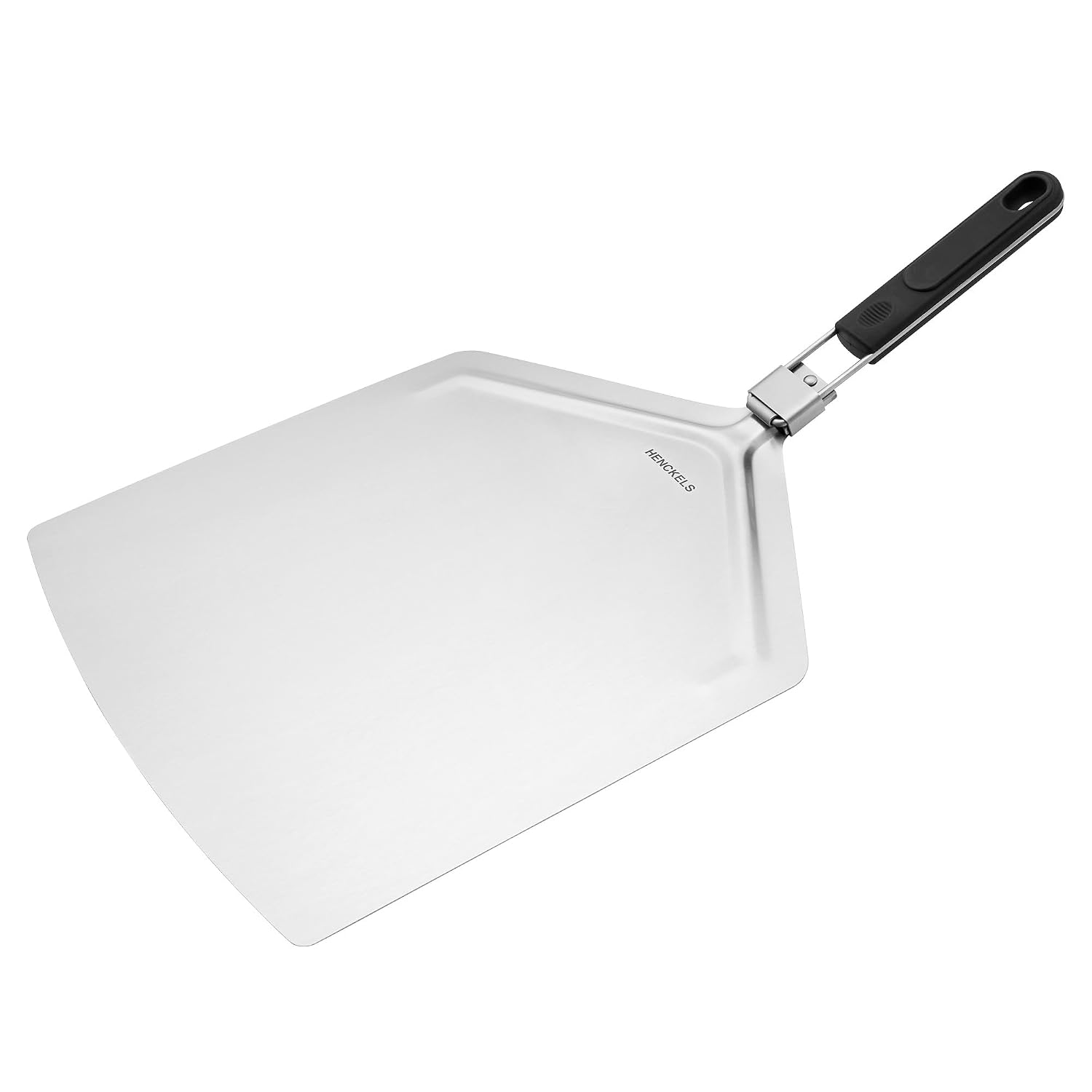 HENCKELS BBQ Stainless Steel Pizza Peel, Foldable Long Handle Pizza Turner for O