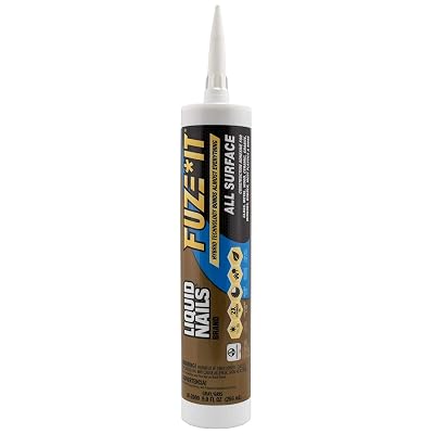 Liquid Nails 56198673380 LN-2000 FuzeIt Adhesivo para construcción para todas las superficies (9 onzas)