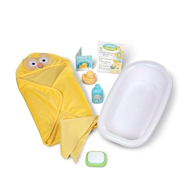Melissa & Doug Mine to Love Deluxe Baby Care Play Set (48 piezas - Muñeca + Acceso)