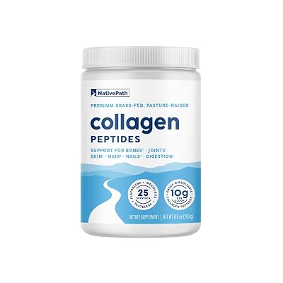 Péptidos de colágeno NativePath - Polvo de colágeno hidrolizado tipo 1 y 3 para la piel, H