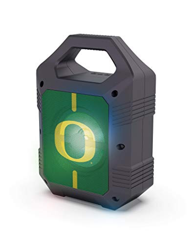 SOAR NCAA ShockBox XL Altavoz Bluetooth inalámbrico LED, Oregon Ducks