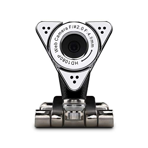Aluratek HD 1080P Video Webcam for PC, MAC, Desktop & Laptop, Video Call, Confer