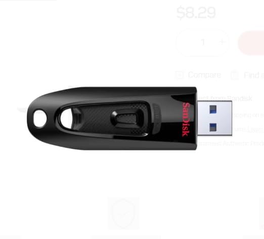 SANDISK SDCZ48-032G-U46R Ultra 32 GB Unidad flash USB 3.0 hasta 80 MB/s [Versión anterior