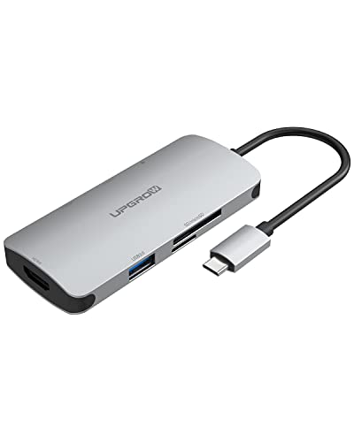 HOTFUN USB C Hub 7 en 1 UPGROW MacBook HOTFUNxUPGROW Pro Adaptador USB C Dongle, 4K