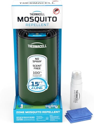 Thermacell Fuel-ZoneGuard Base Patio Shield Repelente de mosquitos, Bosque
