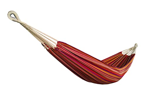 Bliss Hammocks BH-400-A Hamaca de 40" de ancho con trabillas de cuerda tejidas a mano y soporte para colgar