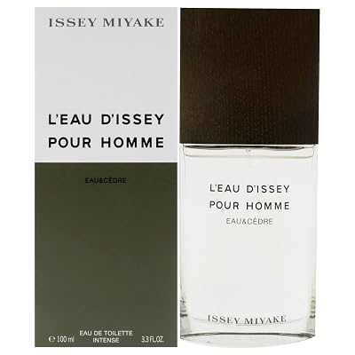 Issey Miyake Leau Dissey Eau y Cedre Intense para hombres - 3.3 oz EDT Spray