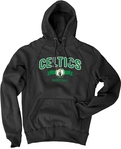 Boston Celtics NBA Sudadera con capucha con licencia oficial Sanded Fleece Team Colo