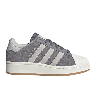 adidas Superstar XLG - Zapatillas con cordones para mujer, estilo informal, color gris, talla 10 M