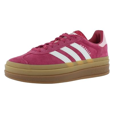 Zapatos adidas Gazelle Bold para mujer, talla 7, color: rosa/blanco fantasma/rosa rosado