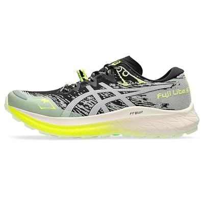ASICS Fuji Lite 5, Zapatillas para Correr para Mujer, 10, Negro/Avena