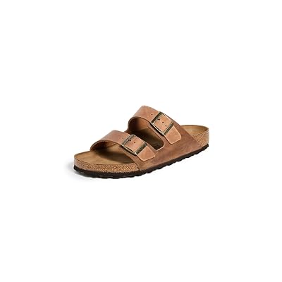 Birkenstock Sandalias Arizona para hombre, coñac, 9 mediano EE. UU.