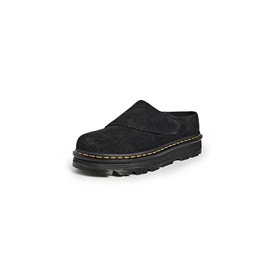 Dr. Martens Zebzag Anywair Zuecos de ante para mujer, ante Bronx negro, 6 mediano EE. UU.