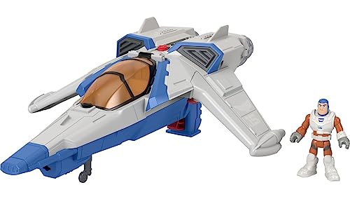 Nave espacial de juguete Imaginext de Fisher-Price Disney y Pixar Lightyear luces y sonidos