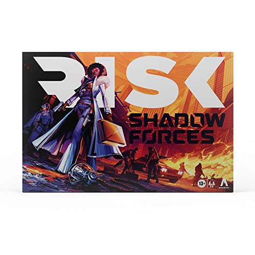 Hasbro Gaming Avalon Hill Risk Shadow Forces Juego de mesa de estrategia, juegos de guerra para