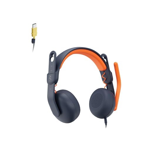 Auriculares supraaurales con cable Logitech Zone Learn con cable USB-A