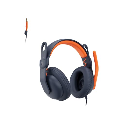 Auriculares supraaurales con cable Logitech Zone Learn con cable auxiliar de 3,5 mm