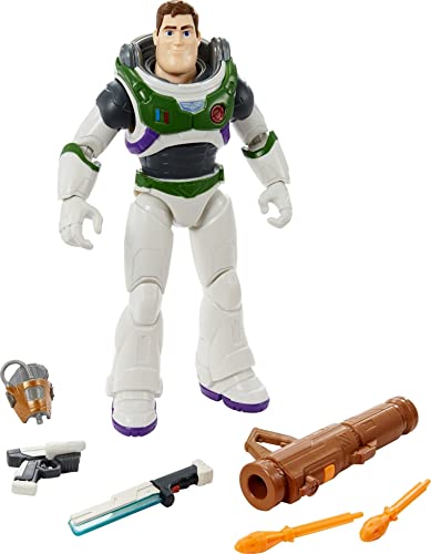 Mattel Disney y Pixar Lightyear Toys, figura de Buzz Lightyear, totalmente equipada 12