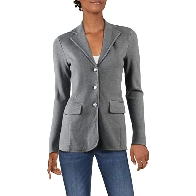 Lauren Ralph Lauren - Chaqueta de oficina para mujer Ayelee Heathered, color gris S