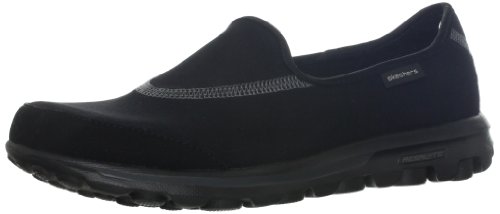 Skechers Go Walk Slip-On, Zapatos para Caminar para Mujer, Negro, 5.5