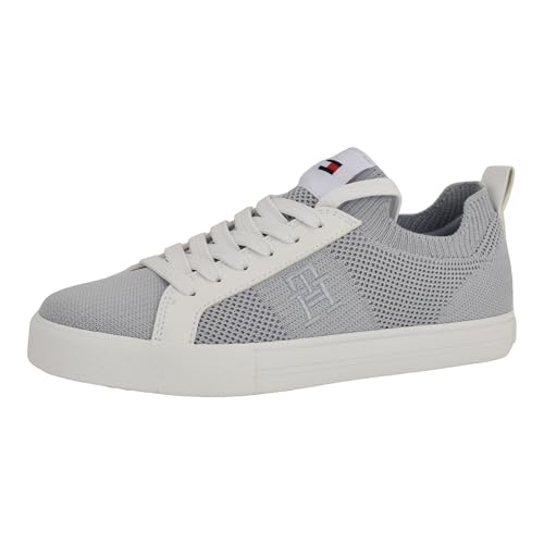 Tommy Hilfiger Ladelis, Zapatillas para Mujer, Punto Gris Medio 030, 5.5