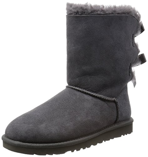 UGG New Women's Bailey Bow Boot Grey 7