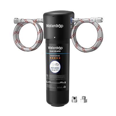 Waterdrop 10UA Under Sink Water Filter System, NSF/ANSI 42 Certified 1 Year