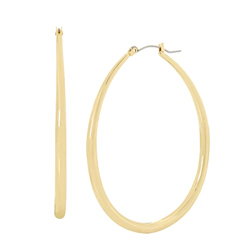 Steve Madden Oval Tube Hoop Earrings