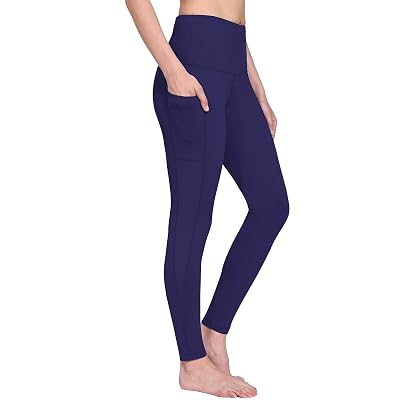 baleaf Women's Fleece Lined Leggings Thermal Warm Waterproof Navy L