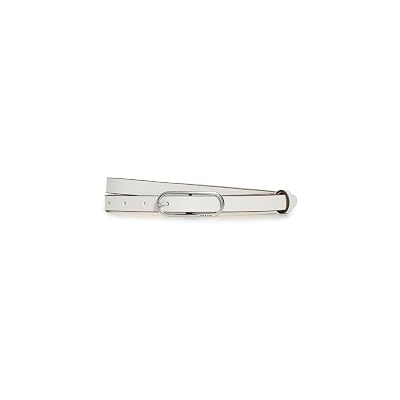 rag & bone Women's Baby Rounded Rebound Belt, Antqwht, Off White, S