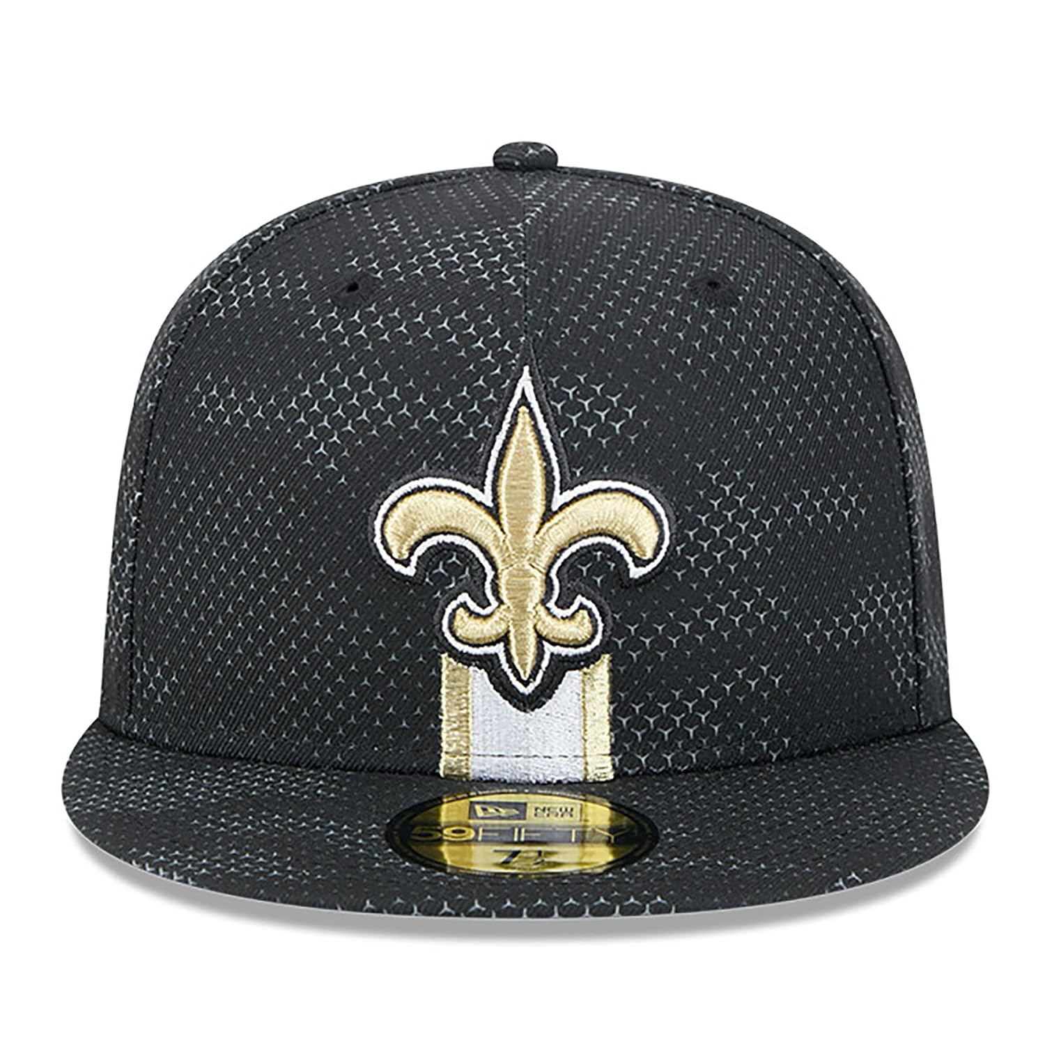 New Era Men's Black New Orleans Saints 2024 Sideline 59FIFTY Fitted Hat