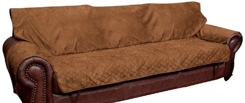 PetSafe Solvit Full Coverage Pet Bed Protector, Cocoa - Guards Against Pet Hair