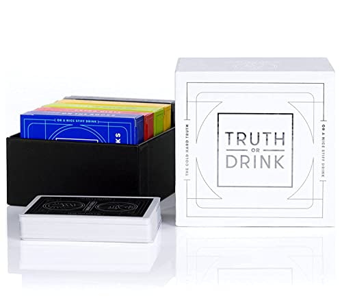 Truth or Drink Original Card Game by Cut, 432 Hilariously Funny Questions + 55 S