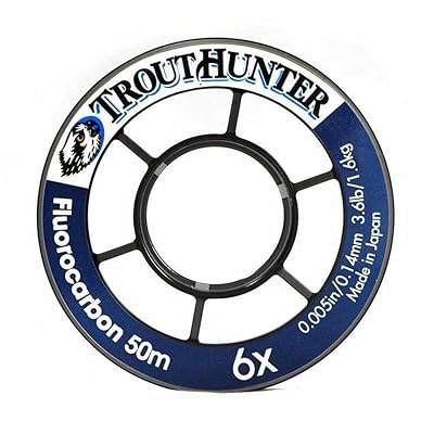 Trouthunter Fluorocarbon Fly Fishing Tippet 3X
