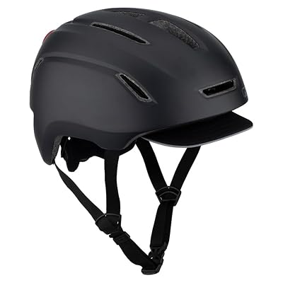 Giro Caden LED MIPS Urban Bike Helmet - Matte Black - Size M (55-59 cm)
