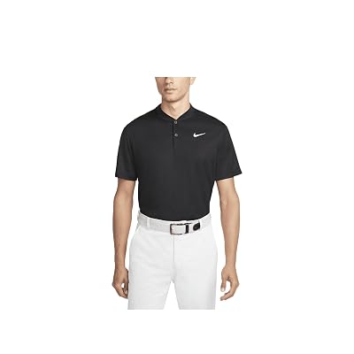 M NK DF VCTRY Blade Polo Men's Golf (Black/White) Size X-Large