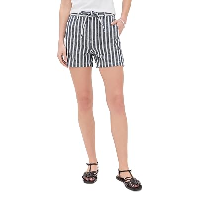 Madewell Women's Pull On Drawstring Shorts, Stripe Twill, M