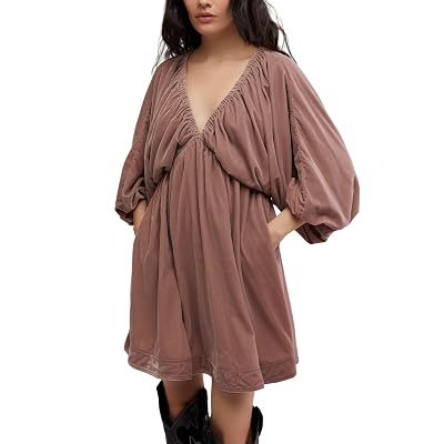 Free People Womens Portia Velvet Mini Winter Bloom X-Large