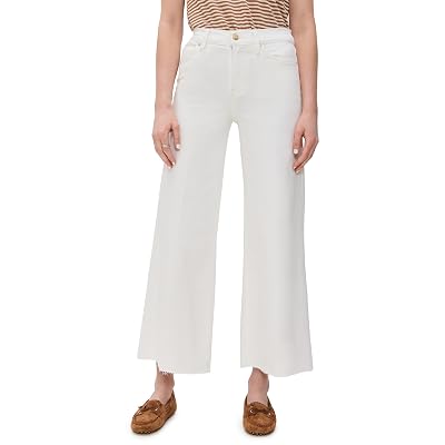 FRAME Women's Le Palazzo Crop Jeans, Tribute Raw After, 24